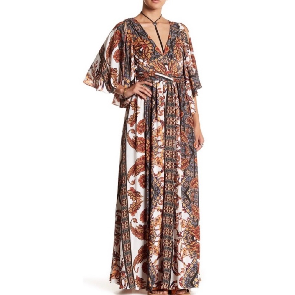 FREE PEOPLE Fern Print Maxi